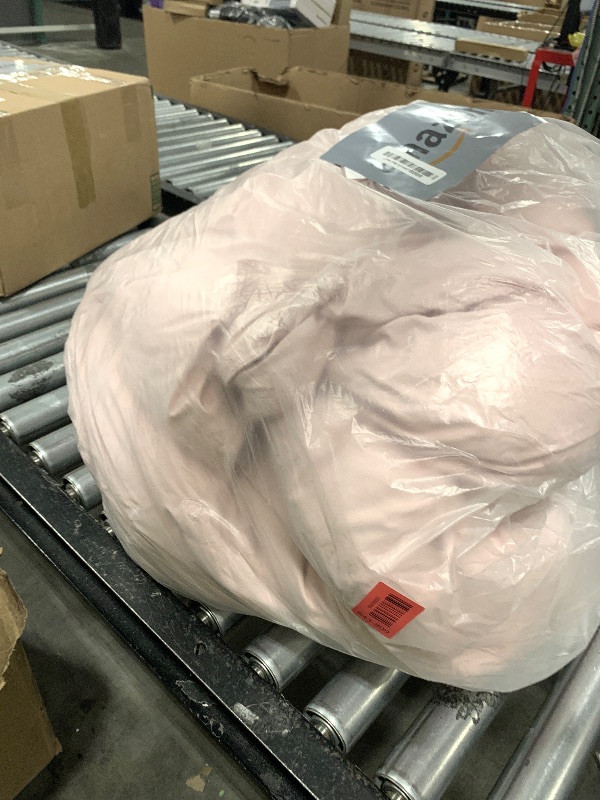 Photo 1 of Joysoul Queen Size Down Comforter - All Season Ultra Soft Goose Down & Feather Fiber Fill, Luxury Hotel Pink Duvet Insert with Corner Tabs (88" X 88")