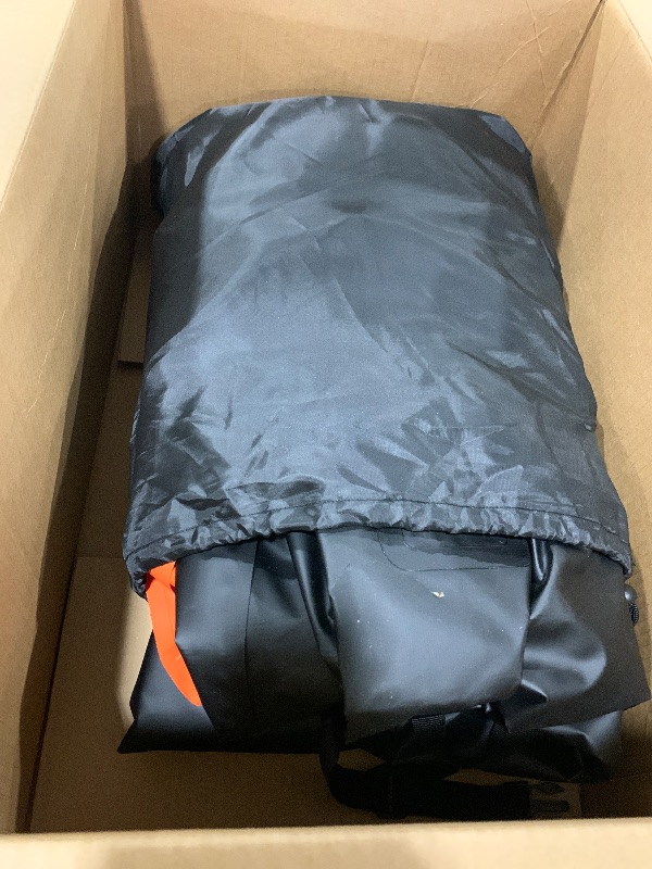 Photo 1 of MeeFar Car Roof Bag XBEEK Rooftop top Cargo Carrier Bag 20 Cubic feet Waterproof for All Cars with/Without Rack, Includes Anti-Slip Mat, 10 Reinforced Straps, 6 Door Hooks, Luggage Lock