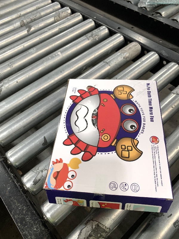 Photo 1 of Crab Bath Toys for Toddlers 1-3 2-4 Bathtub Bubble Maker with Music Automatic Kids Bathtub Bubble Machine Baby Bath Toys for Infants 6-12 12-18 Months Birthday Gifts for 1 2 3 Year Old Boys Girls