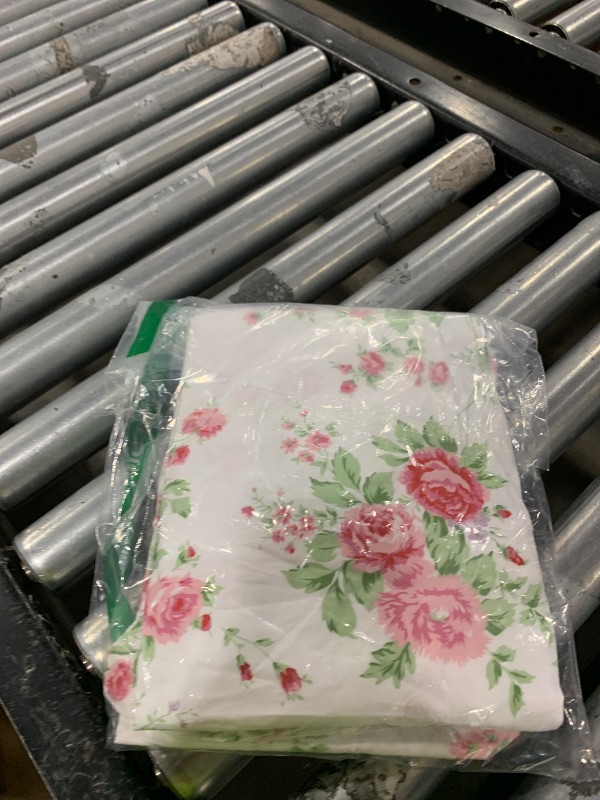 Photo 1 of Kolachic Country Rose Roses Pink Floral Print Pillowcases Vintage Ruffles Bedding Pillow Covers Cotton Fabric Material Standard