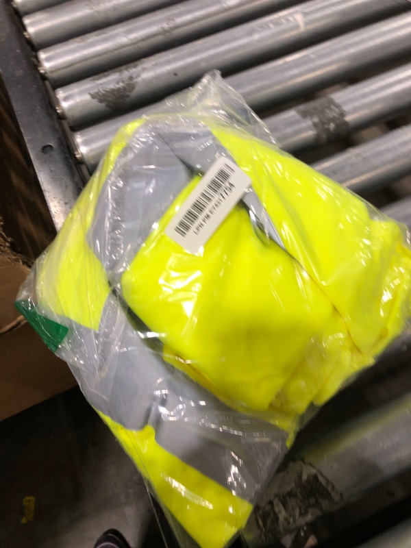 Photo 1 of LX Reflective Safety Long Sleeve Shirt - High Visibility, Fast Dry Mesh, Unisex, Yellow, For Work & Outdoor Activities, Class 3