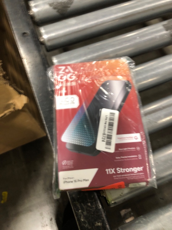 Photo 1 of ZAGG XTR4 Screen Protector for iPhone 16 Pro Max - 11x Stronger Tempered Glass, Blue Light Filtration, Anti-Reflective Technology, Graphene Reinforced, InvisibleShield, Easy Dust-Free Installation