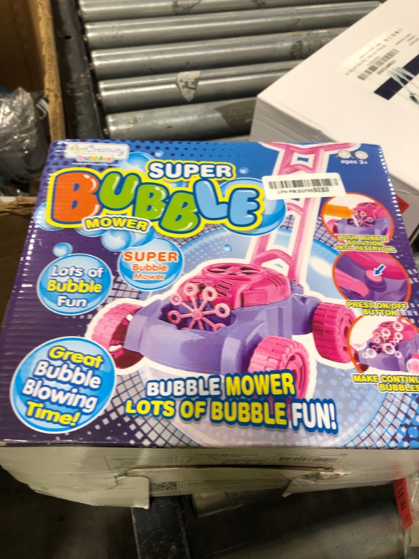 Photo 1 of ArtCreativity Bubble Lawn Mower for Toddlers 1-3, Kids Bubble Machine for 1-Year-Old Girl Gifts, Summer Outdoor Push Gardening Toys for Kids Age 1 2 3+ Birthday Gifts for Preschool Girls