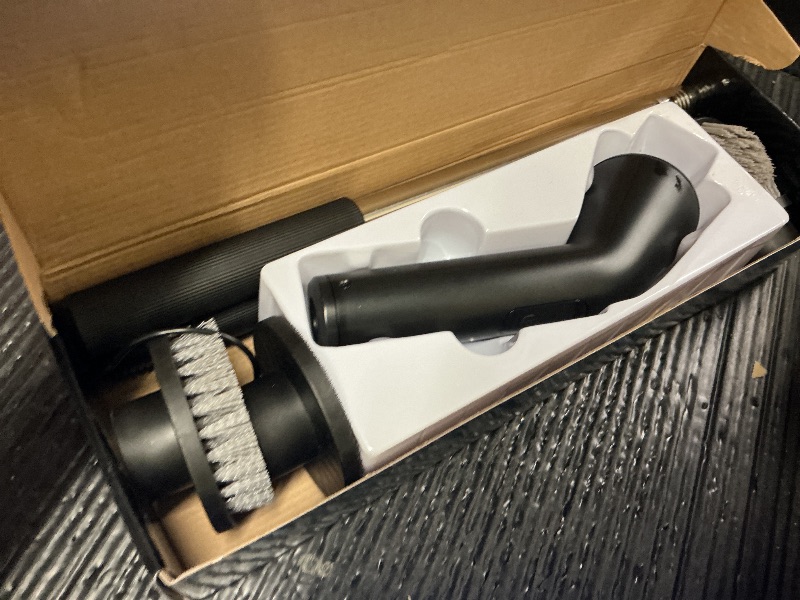 Photo 1 of Leebein Electric Spin Scrubber, Cordless Cleaning Brush for Bathroom Shower Tub, IPX7 Waterproof Power Scrubber with 7 Brush Heads, Extendable Long Handle and 2 Speeds Scrubber for Bathtub Floor