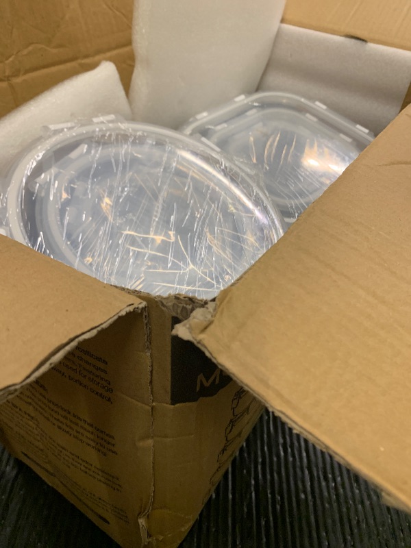 Photo 1 of 30 Pieces Glass Food Storage Containers with Upgraded Snap Locking Lids,Glass Meal Prep Containers Set - Airtight Lunch Containers, Microwave, Oven, Freezer and Dishwasher Friendly (White)