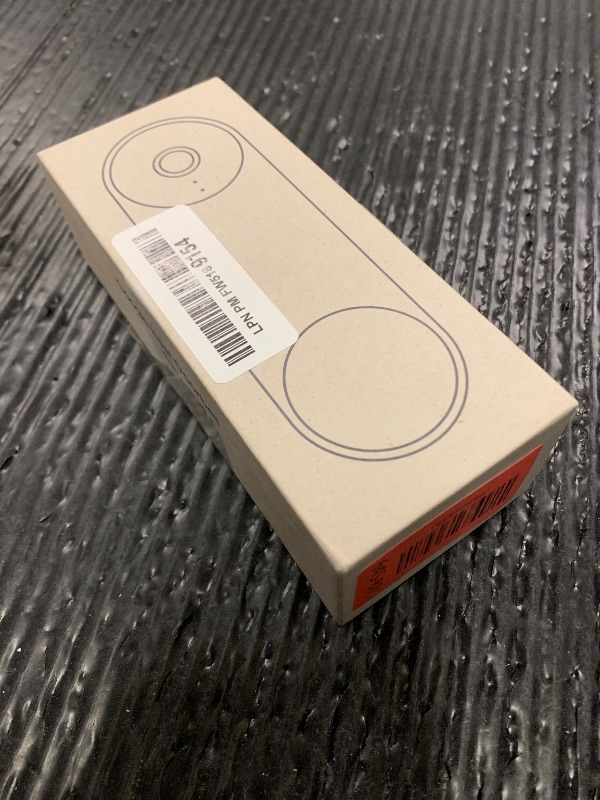 Photo 1 of Google Nest Doorbell (Wired, 3rd Gen) - 2K Video and Gemini, Live View, Night Vision, 2-Way Audio - Works with Google Home - 2025 Model - Snow