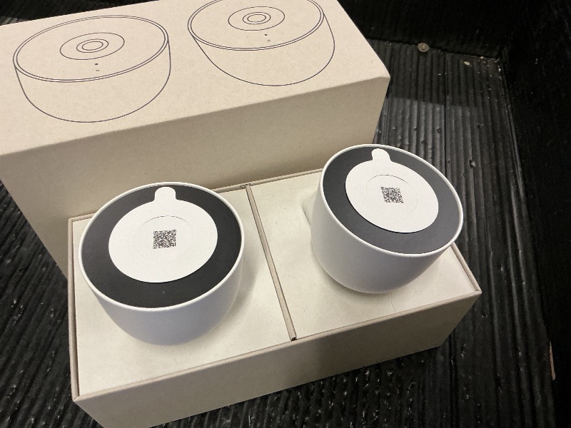 Photo 1 of Google Nest Cam Outdoor (Wired, 2nd Gen) - 2 Pack - Security Camera with 2K Video and Gemini, Night Vision, 2-Way Audio - Works with Google Home - 2025 Model - Snow