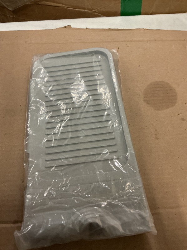 Photo 1 of 24 Inch Longer Faucet Mat for Kitchen Sink [5°Slope Fast Self-draining]Bathroom Kitchen Sink Splash Guard Silicone Sink Faucet Mat Splash Guard Kitchen Sink Area Tidy Splash Faucet Guard Draining Mat