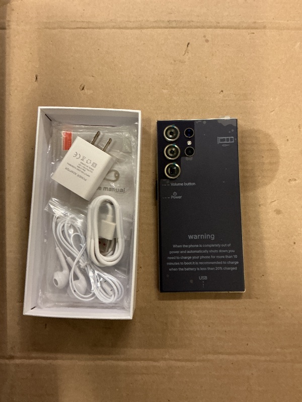 Photo 1 of HTDSHFY I25 Ultra Unlocked Cell Phone, 7000mAh Long Battery Life Smartphone,Built in Pen,6.8" HD Screen 12+512GB Unlocked Phones,5G/Dual SIM/Fingerprint Unlock/Face ID (Purple2)