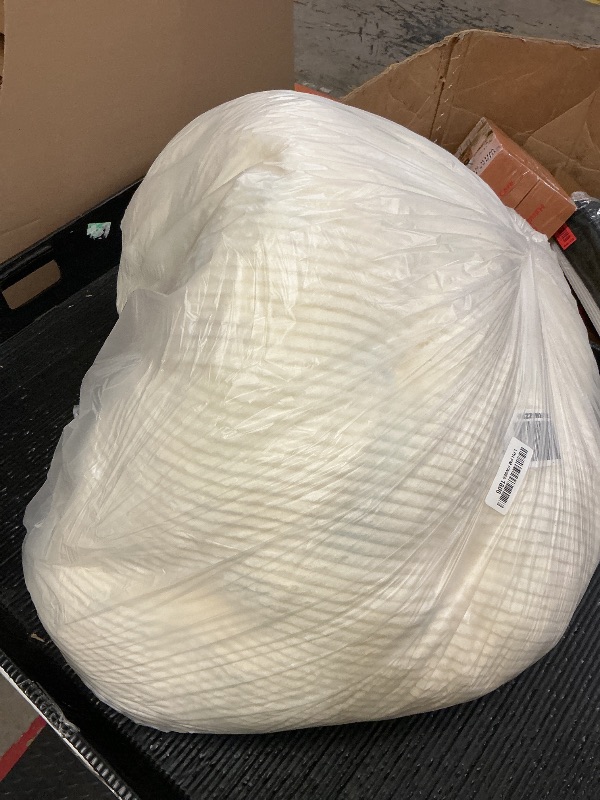 Photo 1 of PRIMEPATIO Papasan Chair Cushion, Papasan Circle Chair Cushion Tufted with Corduroy Cover (Without Chair) for Bowl Chair, 45 X 45 Inch, Beige