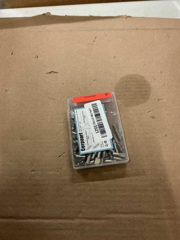 Photo 1 of 104Pcs Shelf Pins Kit,4 Styles Nickel Plated Shelf Support Pegs,Bookshelf Pegs for Shelves,Cabinet Shelf Bracket Pegs Shelf Pins Holders for Kitchen Furniture & Closet ( 5mm & 1/4inch )