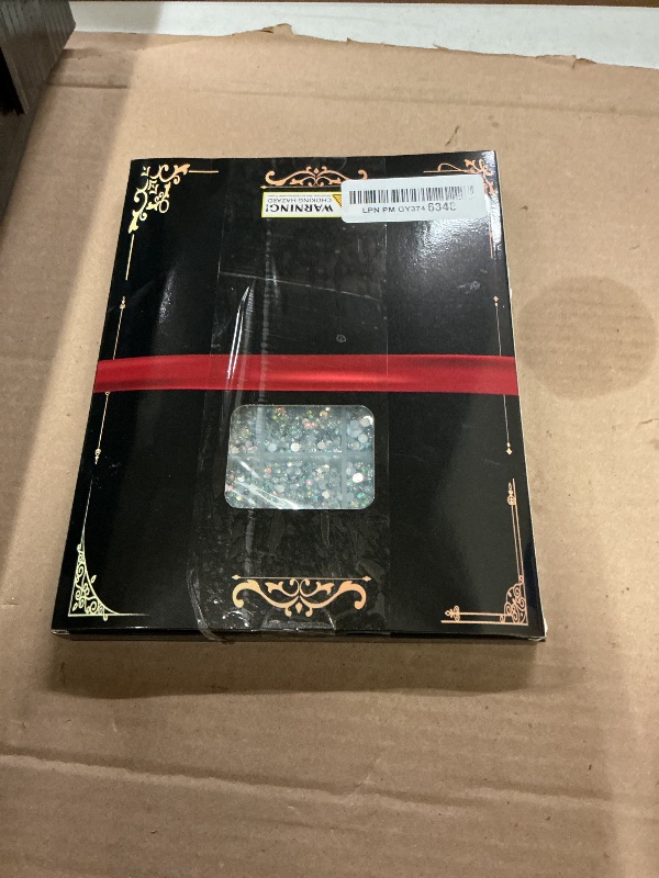 Photo 1 of 30000Pcs AB Rhinestones for Bedazzling with B7000 Jewelry Glue, Bedazzler Kit Bulk Flatback Gems, Resin Rhinestones for Crafting Crafts Clothing Shoes Fabric Nail Art Assorted Size 2/3/4/5/6mm