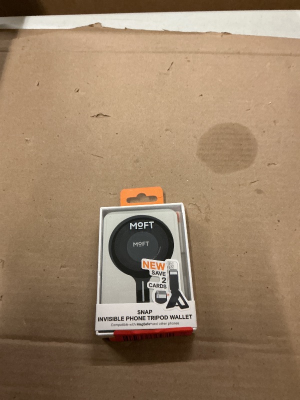 Photo 1 of MOFT Phone Tripod Wallet for iPhone, Mulit-Angles, Lightweight & Portable Phone Stand, MOVAS Vegan Leather Magnetic Wallet, Strong Magnets, NFC Card Holder, Misty Cove (with Card Slot)