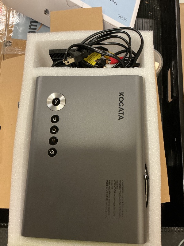 Photo 1 of 4K Projector with Built-in Apps, 1500ANSI Auto Focus&6D Keystone Dolby Audio Kogata Smart Projector with WiFi 6 Bluetooth Outdoor Movie Proyector for Home Theater HDR10+ UPGRADE