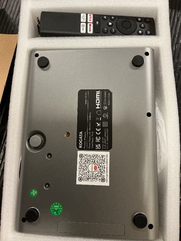 Photo 1 of 4K Projector with Built-in Apps, 1500ANSI Auto Focus&6D Keystone Dolby Audio Kogata Smart Projector with WiFi 6 Bluetooth Outdoor Movie Proyector for Home Theater HDR10+ UPGRADE