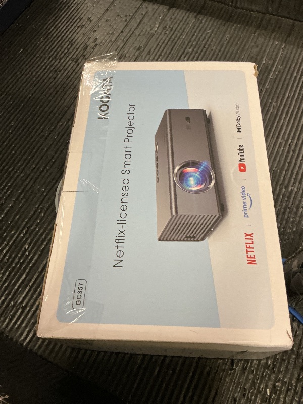 Photo 1 of 4K Projector with Built-in Apps, 1500ANSI Auto Focus&6D Keystone Dolby Audio Kogata Smart Projector with WiFi 6 Bluetooth Outdoor Movie Proyector for Home Theater HDR10+ UPGRADE