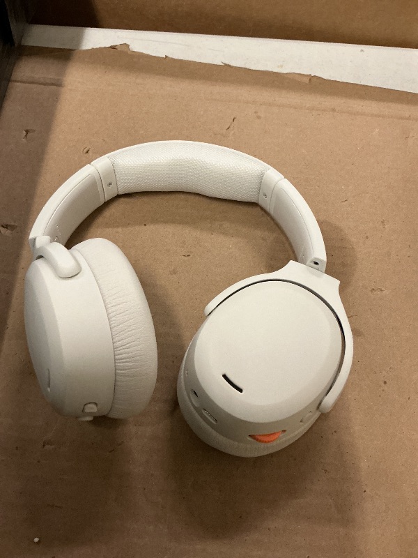 Photo 1 of Skullcandy Crusher ANC 2 Wireless Over-Ear Bluetooth Headphones with Multi-Sensory Bass, Active Noise Cancelling, Up to 60 Hours Battery, Microphone for iPhone Android - Bone