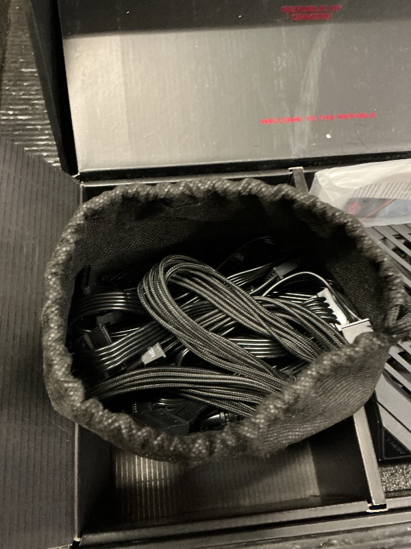 Photo 1 of ASUS ROG Thor 1000W Platinum II Fully Modular Power Supply with 1000W, 80+ Platinum, ROG Heatsinks, 135mm Fan, 0dB Mode, OLED Display, Aura Sync