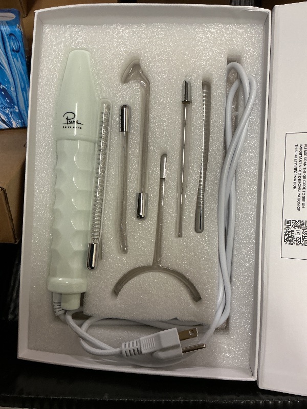 Photo 1 of NuDerma Professional Skin Therapy Wand - Portable Skin Therapy Machine with 6 Neon & Argon Wands – Boost Your Skin – Clear Firm & Tighten