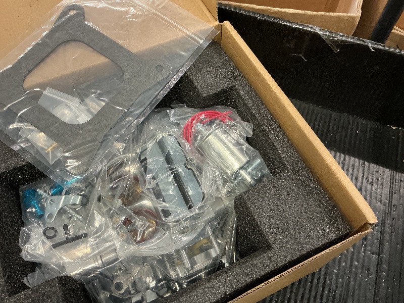 Photo 1 of BR-67255 Carburetor 4150 Model 650 CFM 4 Barrel For Holley Quick Fuel Brawler Double-Pumper Carburetor Mechanical Secondary Electric Choke, Square Bore Flange Replace