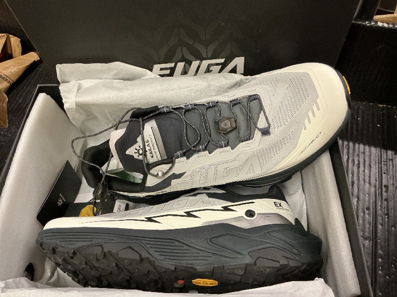 Photo 1 of KAILAS Men's FUGA EX 3 Trail Running Shoes Lightweight Slip Resistant Breathable Jogging Hiking Sneakers Light Silver Gray 44