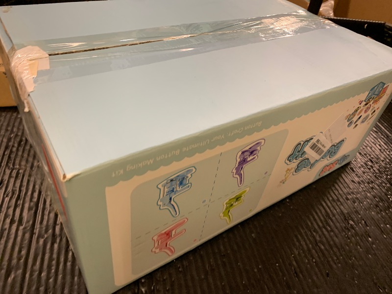 Photo 1 of 300pcs Button Pin Maker Machine Multiple Sizes 1''+1.25''+2.25'' Badge Button Press Machine W/Metal Pinback Button Refills & 3 Button Making Dies & 3pcs Circle Cutter - Pin Press Kit for DIY Button