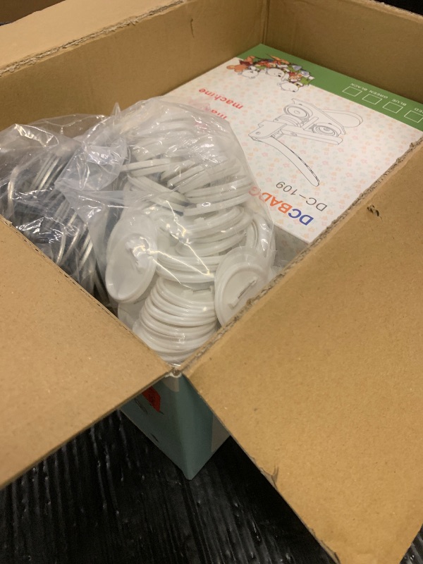 Photo 1 of 300pcs Button Pin Maker Machine Multiple Sizes 1''+1.25''+2.25'' Badge Button Press Machine W/Metal Pinback Button Refills & 3 Button Making Dies & 3pcs Circle Cutter - Pin Press Kit for DIY Button