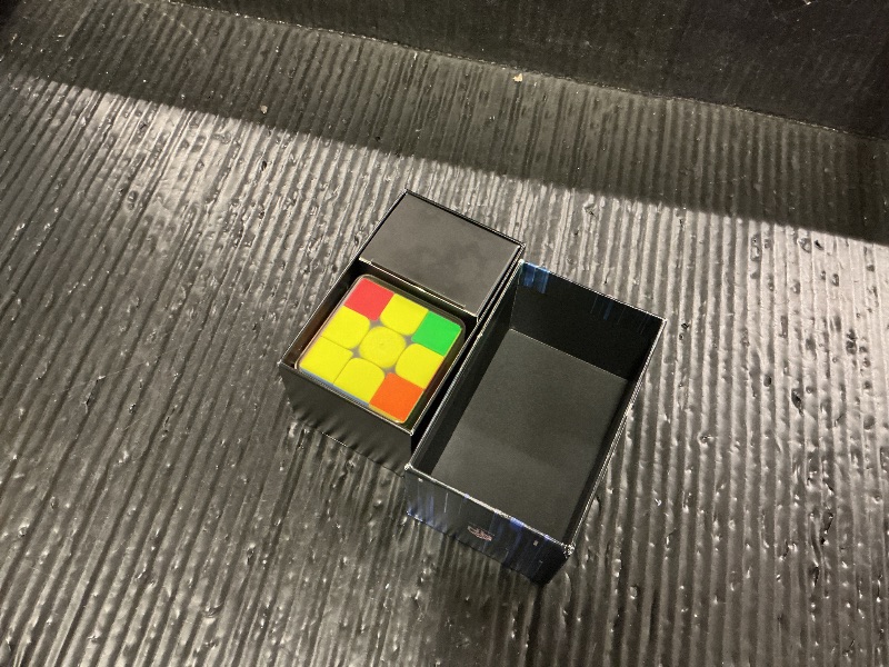 Photo 1 of GAN V100 Maglev Frosted Speed Cube 3x3 Magnetic, Omni-Directional Positioning 64g Lightweight Speedcube Brain Teaser Puzzle Fidget Toy for Kids Adults, 55mm Black Inner Surface