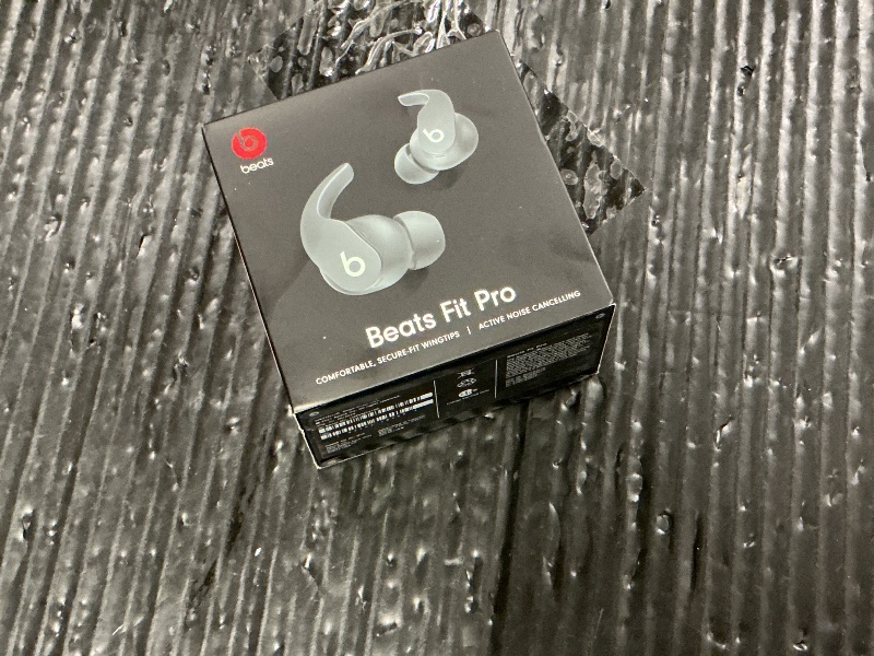 Photo 1 of Beats Fit Pro (1st Gen) - True Wireless Noise Cancelling Earbuds - Active Noise Cancelling - Sweat Resistant Earphones, Compatible with Apple & Android, Class 1 Bluetooth® - Sage Gray