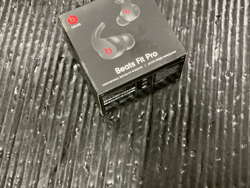 Photo 1 of Beats Fit Pro (1st Gen) - True Wireless Noise Cancelling Earbuds - Active Noise Cancelling - Sweat Resistant Earphones, Compatible with Apple & Android, Class 1 Bluetooth®- Beats Black