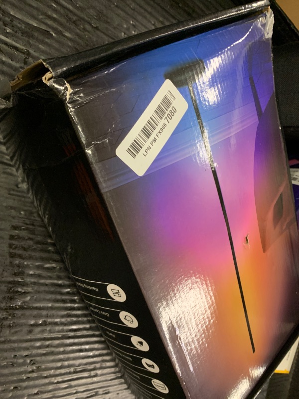 Photo 1 of Vexinat Corner Floor Lamp, Smart RGB LED Corner Lamp with App & Remote, Modern Floor Lamp with 16 Million Colors, Music Sync, Scene Modes, Color Changing Standing Lamps for Living Room, Bedroom