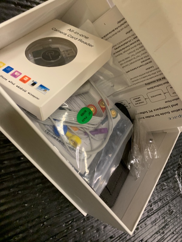 Photo 1 of Livenpace Portable 12-Lead Heart Monitor with AI Analysis for Home Use, 24 Hours Recording, Stand-Alone Machine with LCD Screen, Software Compatible with Mac & Windows, TH12