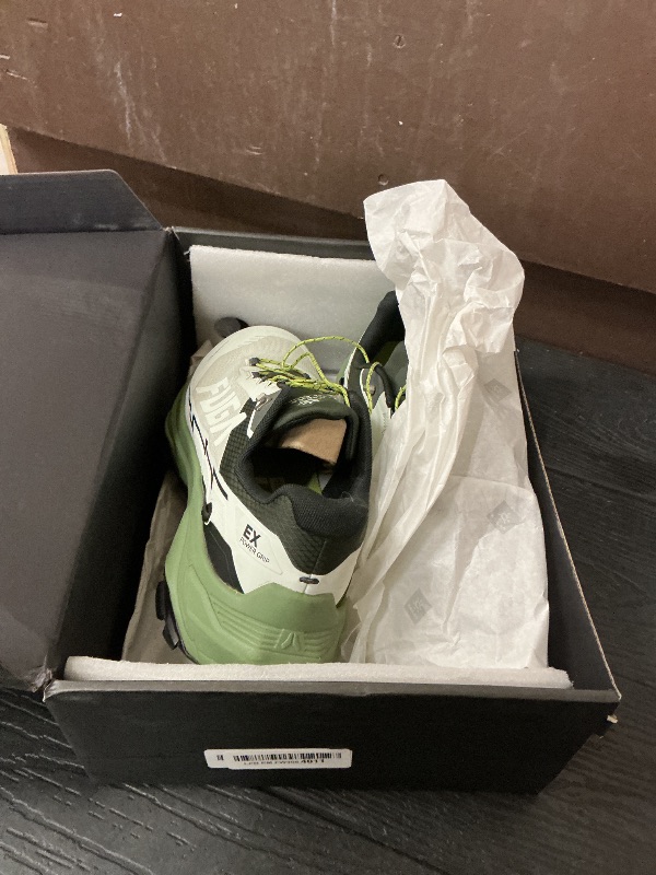 Photo 1 of KAILAS Men's FUGA EX 3 Trail Running Shoes Lightweight Slip Resistant Breathable Jogging Hiking Sneakers Green Porcelain/Jade White 44