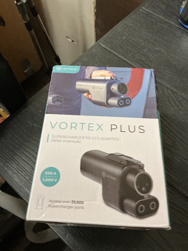 Photo 1 of Lectron NACS to CCS Electric Vehicle Adapter with Interlock - (500A/1,000V) - Compatible with Tesla Superchargers - CCS1 EV Fast Charging with Vortex Plus [Check Automaker for Compatibility] - UL 2252