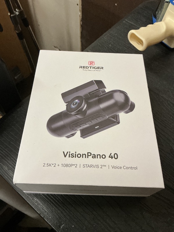Photo 1 of REDTIGER 4 Channel 360° View Dash Cam, Dual STARVIS 2, 2.5K*2+1080P*2 Dashcam Front and Rear Inside Left Right, 5.8GHz WiFi, 8 IR Lights Night Vision, 4 Adjustable Lenses, Included 128GB Card (VP40)