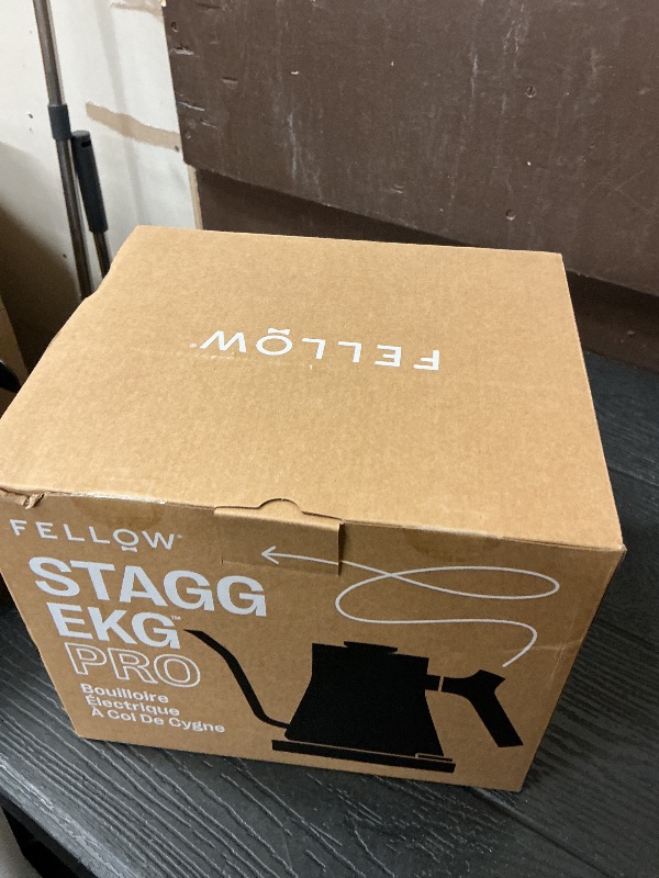 Photo 1 of Fellow Stagg EKG Pro Electric Gooseneck Kettle – Precise Temperature Control, Quick Heating, Brew Timer, Scheduling, Stainless Steel, Pour-Over Coffee - 0.9L, Matte Black