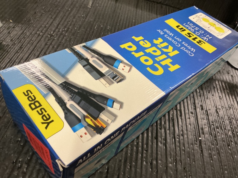 Photo 1 of 315in Cord Hider Kit, Paintable Cable Raceway, Cord Covers for Wires on Wall, Cord Hider for Wall Mount tv, tv Cable Hider Wall kit, Wire Covers for Cords, 20X L15.7in X W0.96in X H0.57in, White