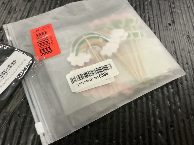 Photo 1 of 24Pcs St Patrick's Day 1st Birthday CupcakeToppers Baby Shower for St Patrick's Day Party Decorations, Four Leaf CloverOne Cupcake Toppers for First Birthday Party Decorations (1st pink)