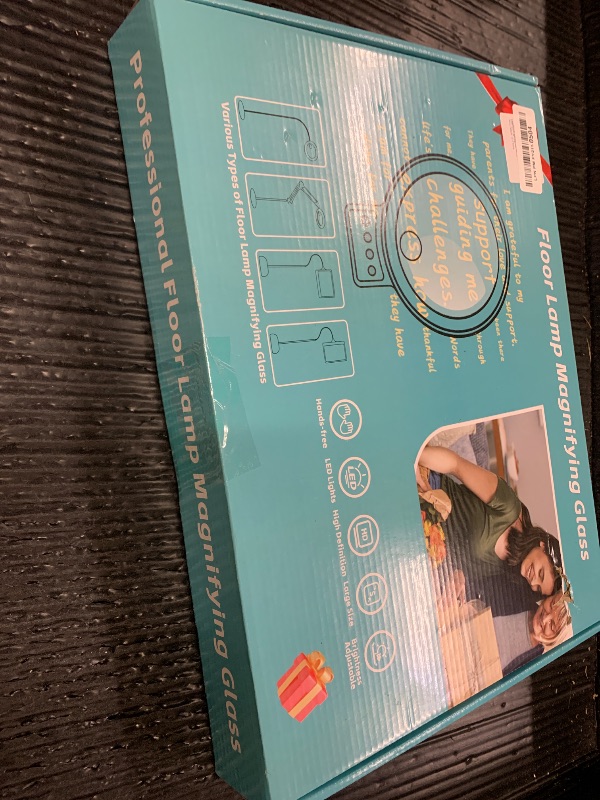 Photo 1 of 30X 10X Large Floor Magnifying Glass with Light and Stand,72 LED Flexible Gooseneck Floor Magnifying Lamp,2 in 1 Lighted Magnifiers for Close Work, Sewing,Crafts,Hobbies?White?