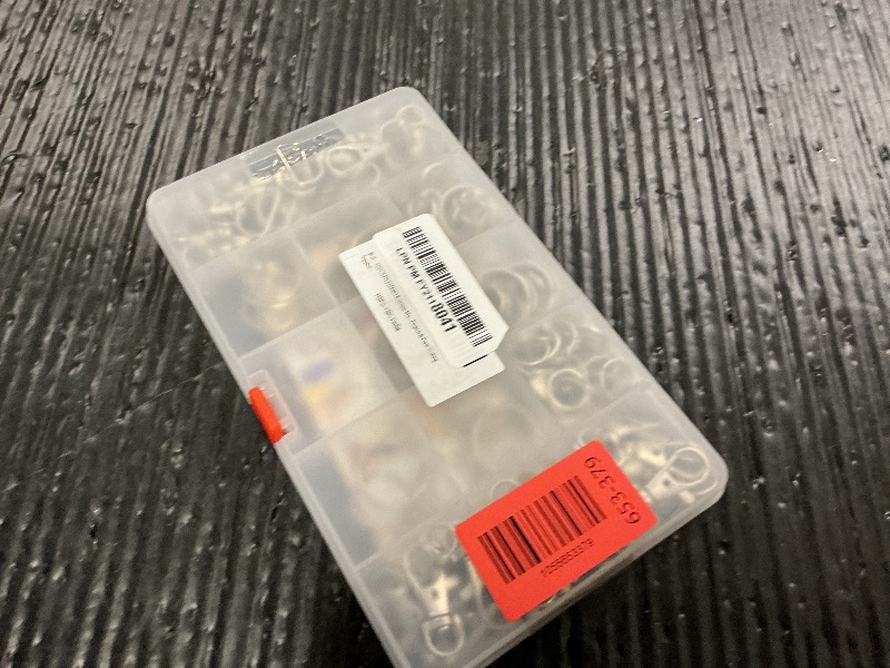 Photo 1 of 325PCS FIVEIZERO Keychain Making Kit - Keychain Clip with Key Ring, Lobster Claw Clasp, Swivel Snap Hook, Jumprings & Extender Chain for Crafts, DIY Projects & Purse Making Supplies