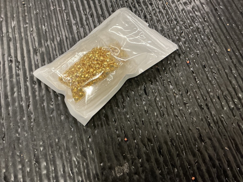 Photo 1 of 200Sets 6mm Caps Leather Rivets, Double Cap Metal Rivet Tubular Leather Rivets Studs for Fabric Clothing Pets Collar Shoes Bags Belt Repair Decoration Accessories Crafts (Gold)