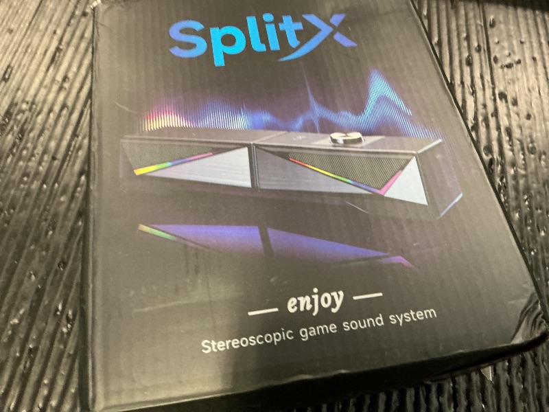 Photo 1 of Computer Speakers for Desktop, Bluetooth & USB Input, USB Powered Gaming Stereo Speakers for PC Laptop Monitor, 6 Colorful RGB Modes, Detachable 2-in-1 Design (Package Only 2 Speaker)