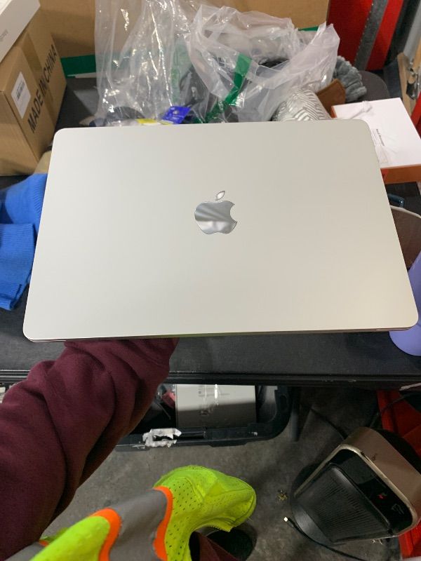 Photo 1 of Apple 2025 MacBook Air 13-inch Laptop with M4 chip: Built for Apple Intelligence, 13.6-inch Liquid Retina Display, 16GB Unified Memory, 256GB SSD Storage, 12MP Center Stage Camera, Touch ID; Silver
