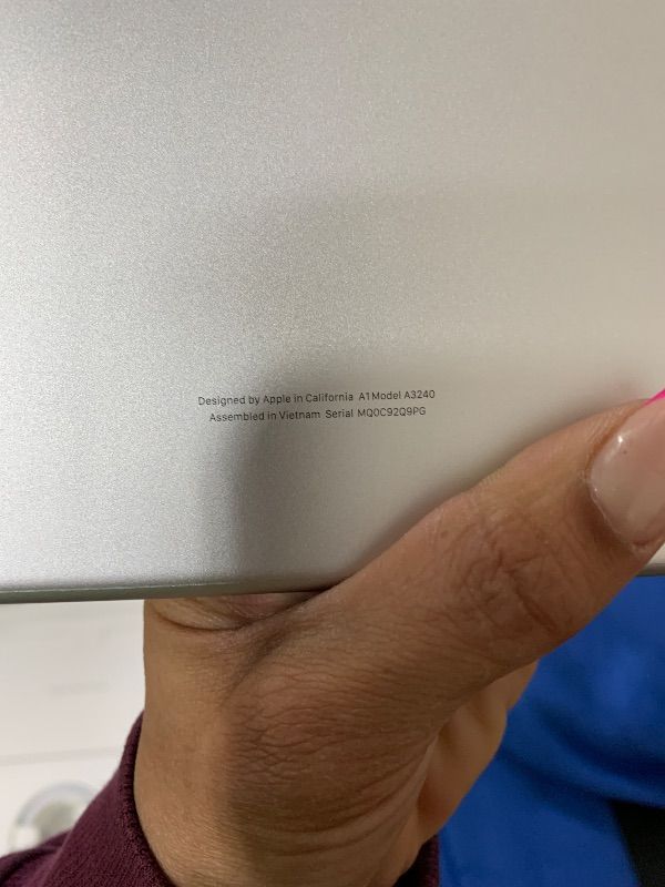 Photo 1 of Apple 2025 MacBook Air 13-inch Laptop with M4 chip: Built for Apple Intelligence, 13.6-inch Liquid Retina Display, 16GB Unified Memory, 256GB SSD Storage, 12MP Center Stage Camera, Touch ID; Silver