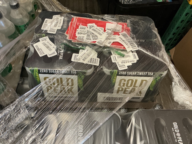 Photo 1 of Exp date 06/2025 (Pallet will be moved by your Own). Gold Peak & Sprite Zero Sugar Lemon Lime Diet Soda Pop Soft Drinks