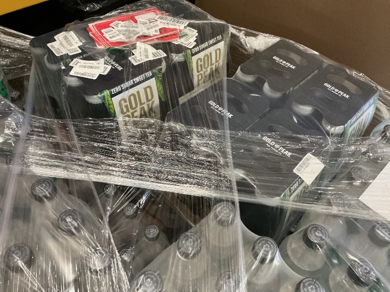 Photo 1 of Exp date 06/2025 (Pallet will be moved by your Own). Gold Peak & Sprite Zero Sugar Lemon Lime Diet Soda Pop Soft Drinks