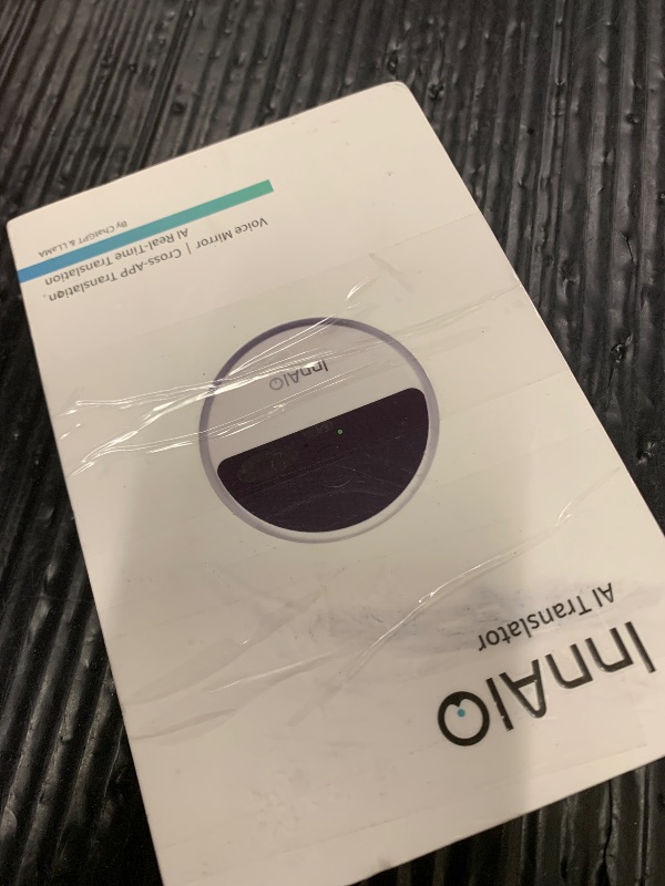 Photo 1 of InnAIO T10 AI Language Translator Device, Real-Time Two-Way Voice Translator with GPT Accuracy & Voice Cloning, Pocket Spanish to English Translator for Travel, Business & Video Calls (140+ Languages)