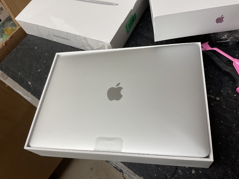 Photo 1 of 2020 Apple MacBook Air Laptop: Apple M1 Chip, 13” Retina Display, 8GB RAM, 256GB SSD Storage, Backlit Keyboard, FaceTime HD Camera, Touch ID. Works with iPhone/iPad; Silver