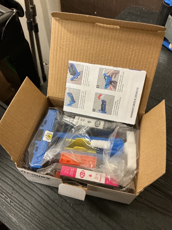 Photo 1 of 923 Ink Cartridges for HP Printers Compatible for HP 923 Ink Cartridges HP923 for HP Officejet Pro 8130e 8120e 8135e 8139e 8120e 8125e Printers (4 Pack 923 Ink Black Cyan Magenta Yellow Without Chip)