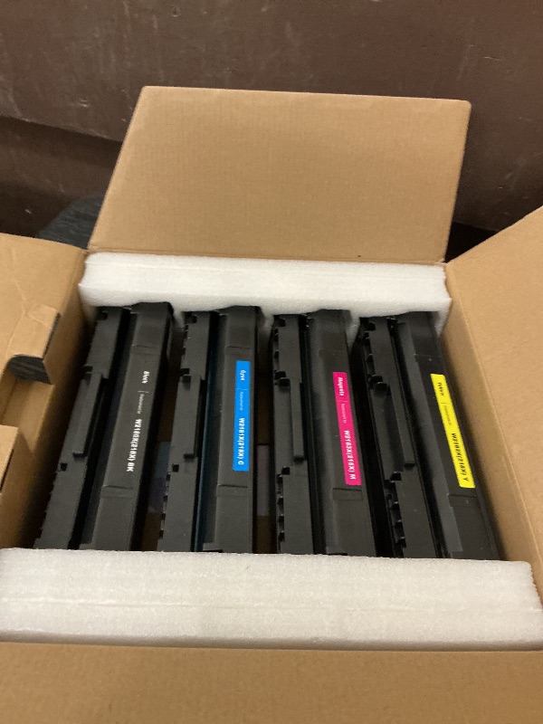 Photo 1 of 218X Toner Cartridges 4 Pack High Yield (with Chip) Compatible Replacement for HP 218X 218A for Color LaserJet Pro 3201dw MFP 3301fdw 3301cdw 3301sdw Printer Ink W2180X W2180A (BCMY, 4-Pack)